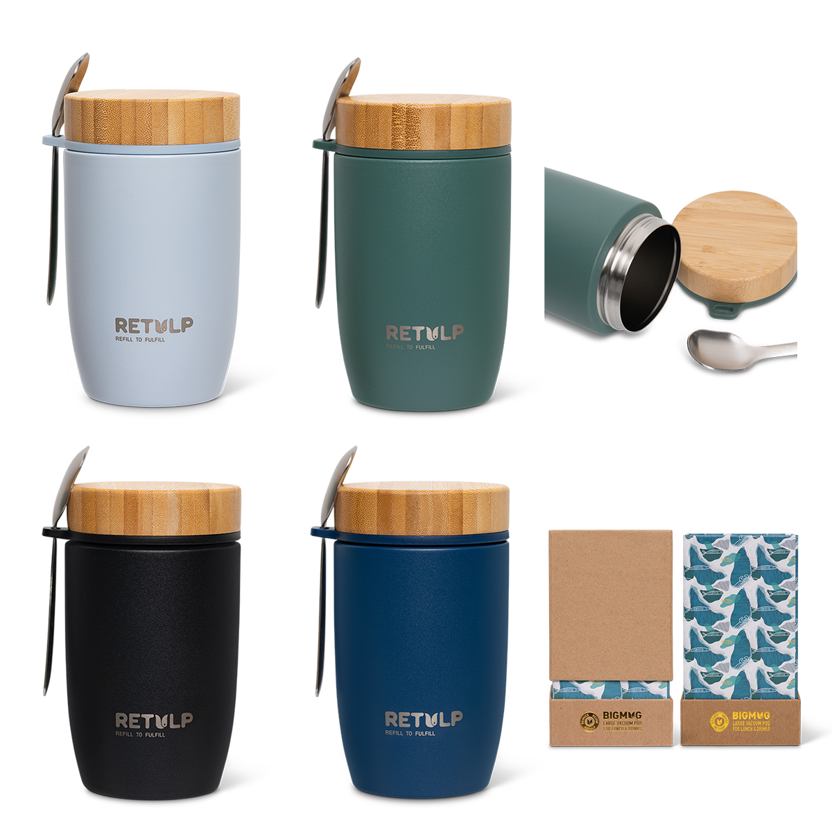 retulp thermos lunch pot big mug