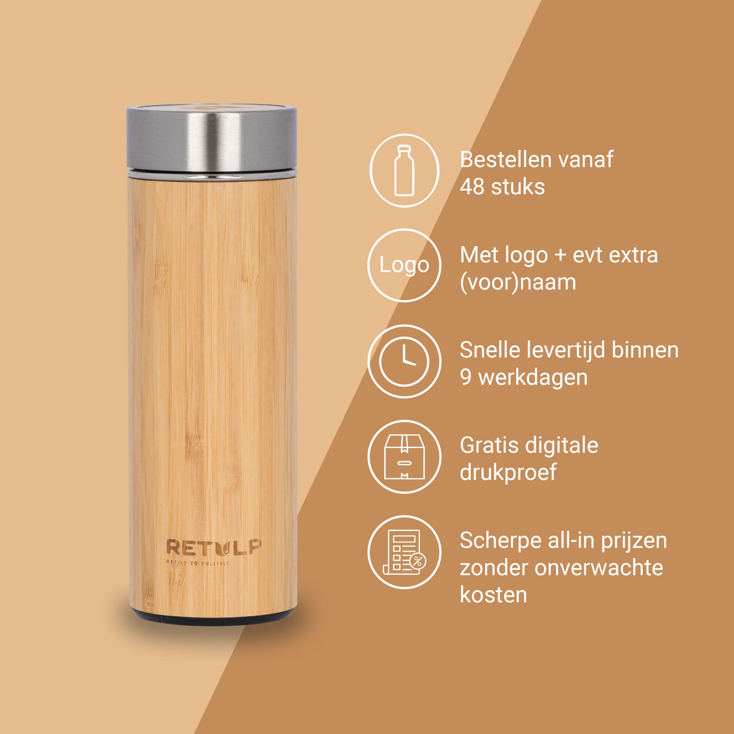 Bamboe Thermosbeker - Afbeelding 7