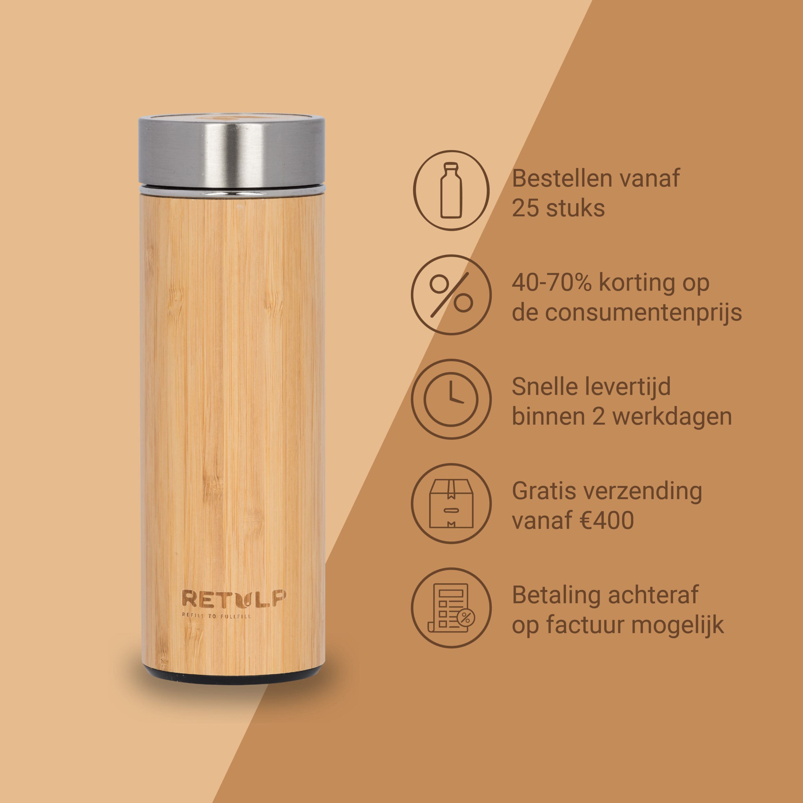 Bamboe Thermosbeker - Afbeelding 8