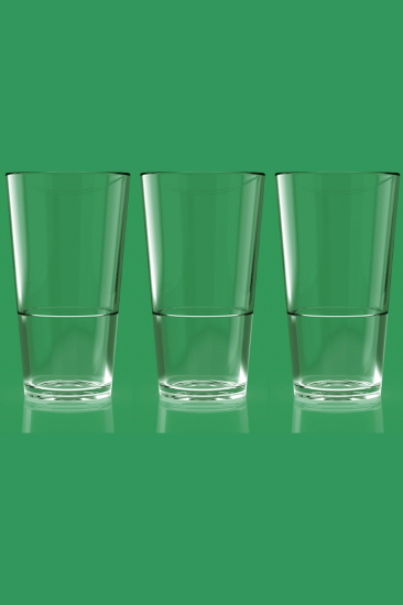 Happy Glass Bierglas 3 stuks