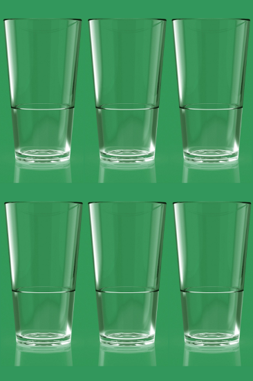 Happy Glass Bierglas 6 stuks