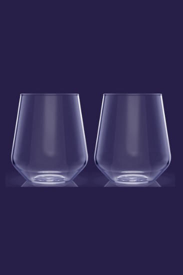 waterglazen happy glass 2 stuks