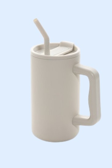 Grote drinkbeker met rietje - Image 3