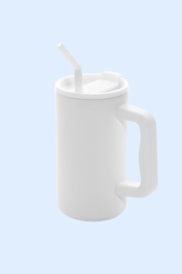 Grote drinkbeker met rietje - Image 2