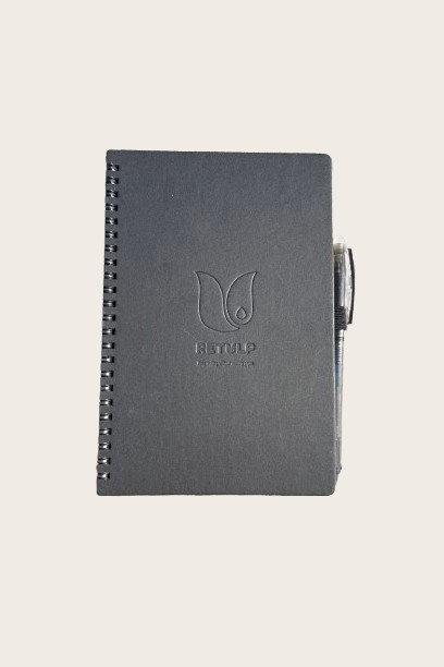 retulp herbruikbaar notitieboekje zwart