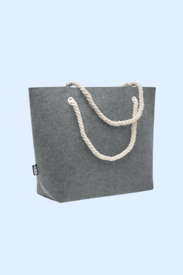 Strandtas of boodschappentas grijs