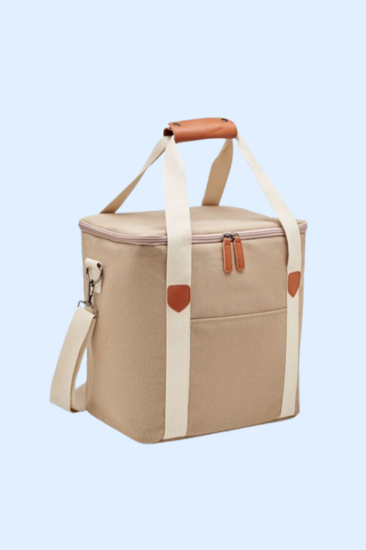 Grote koeltas in gewassen canvas (1)