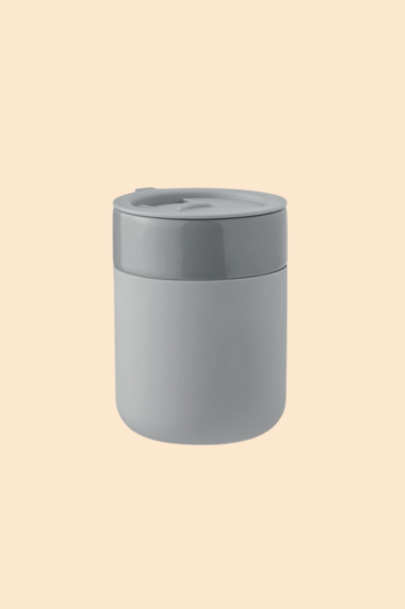 Keramische mok grijs