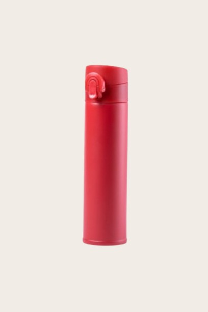rvs thermosfles rood