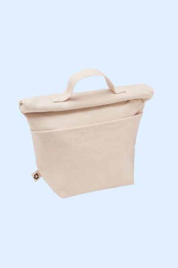 lunchkoeltas van gerecycled katoen