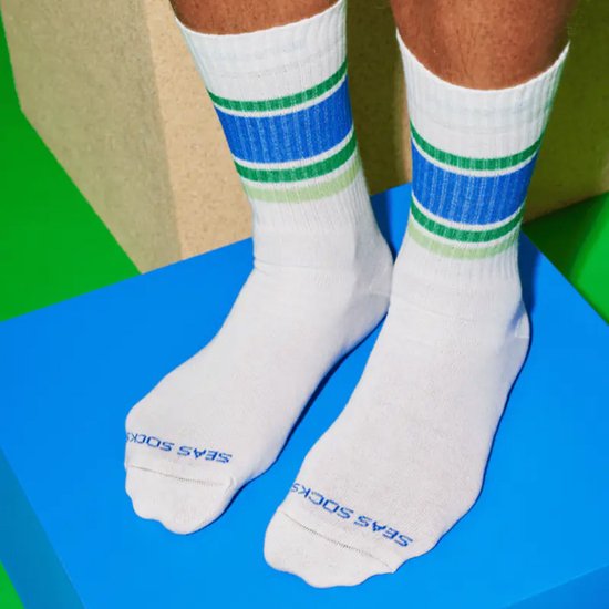healthy seas socks heren wit