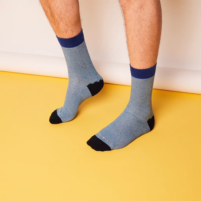 healthy seas socks sokken man blauw