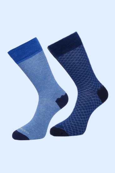 healthy seas socks blauw retulp