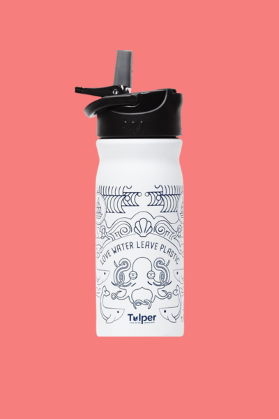 Dutchie Drinkfles met rietje (inclusief extra dop)