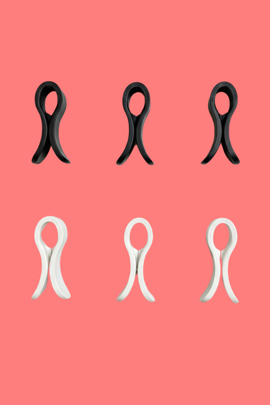 Set sluitclips van oceaanplastic โ 6 stuks