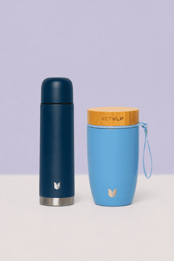 Retulp duurzaam thermosfles lunchbeker