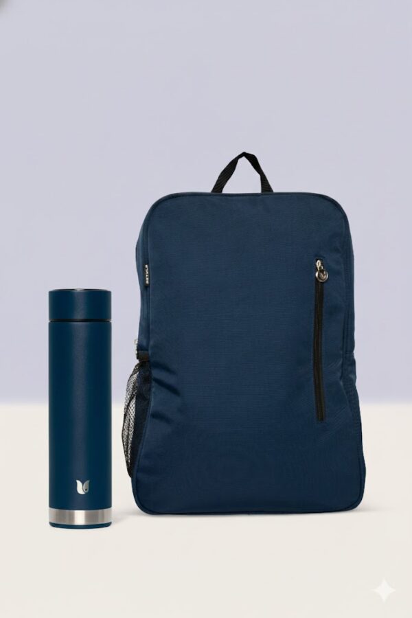 pakket met koelrugzak en thermosfles