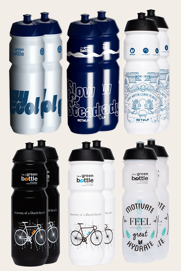 Klein sportteam mixpakket bio bidons 12 stuks