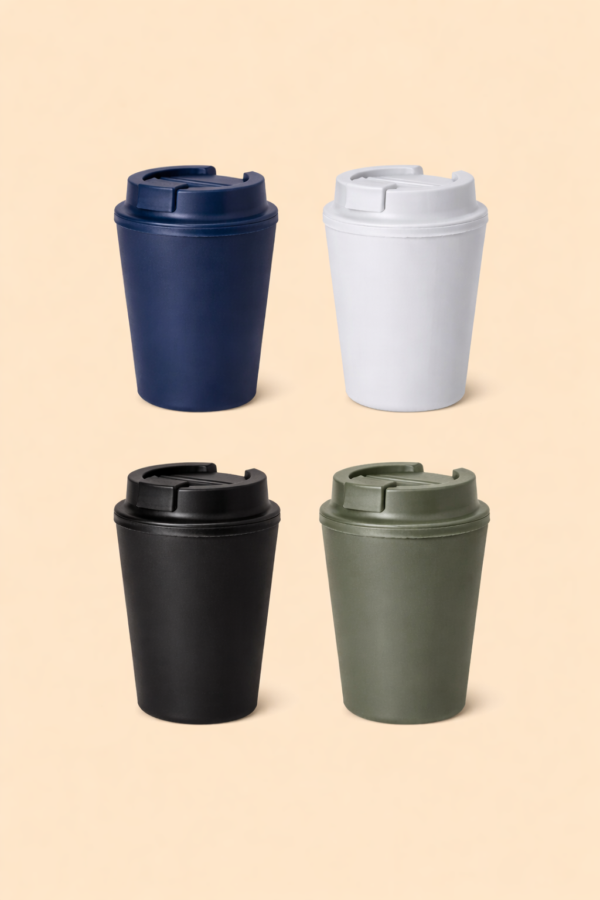 Afsluitbare koffiebeker to go 300ml 4 stuks