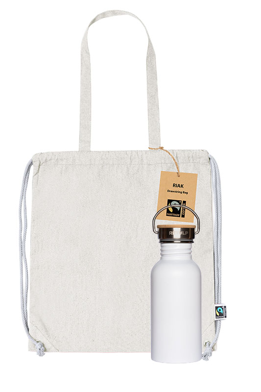 Fairtrade tas & Drinkfles