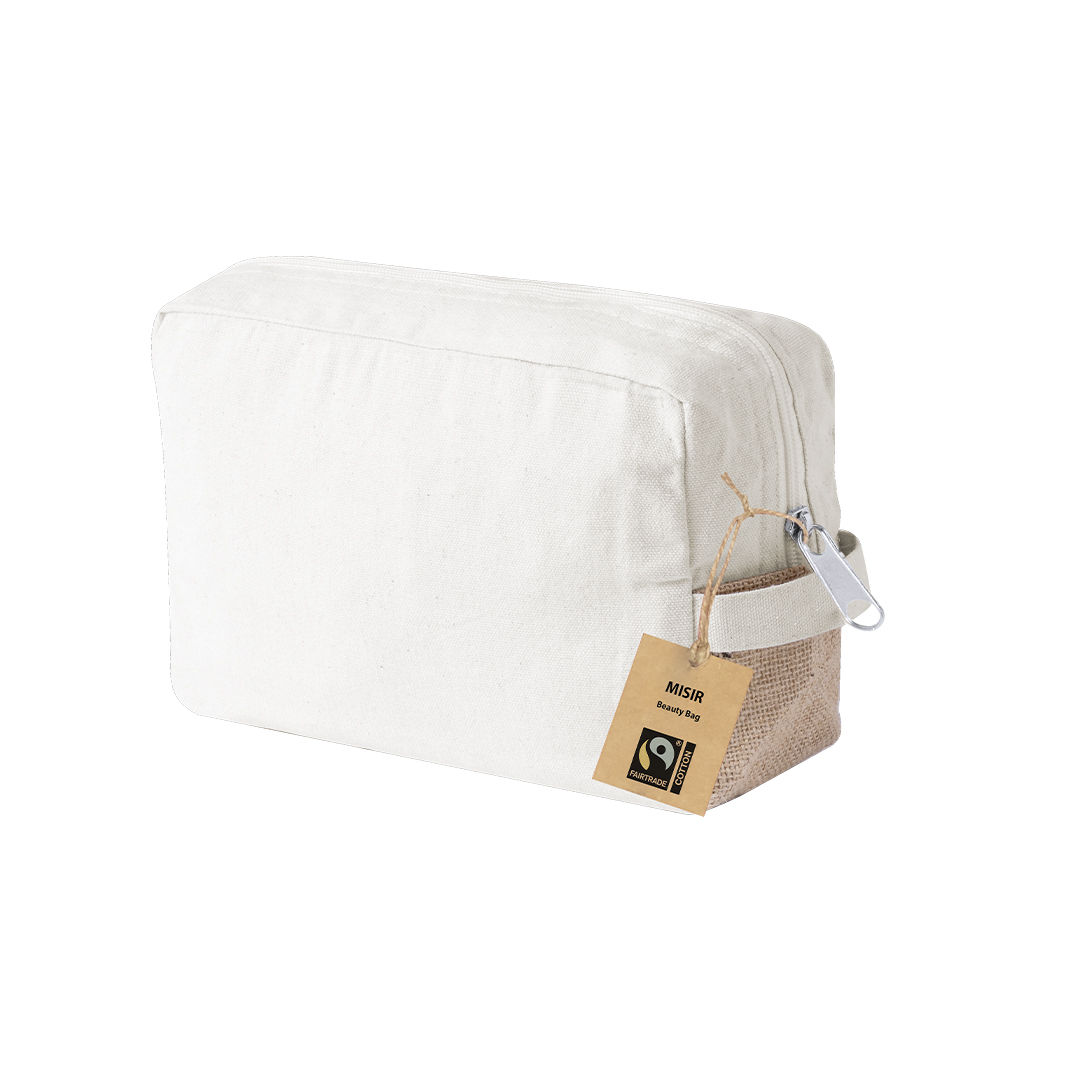 Fairtrade Toilettas van Katoen en Jute - Afbeelding 2