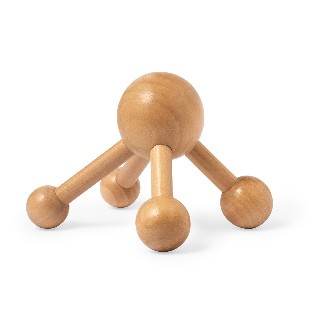 Houten Massageapparaat met 4 Massageballen - Afbeelding 4