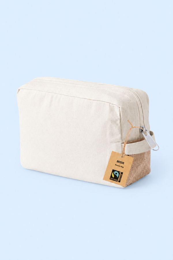 Fairtrade Toilettas van Katoen en Jute