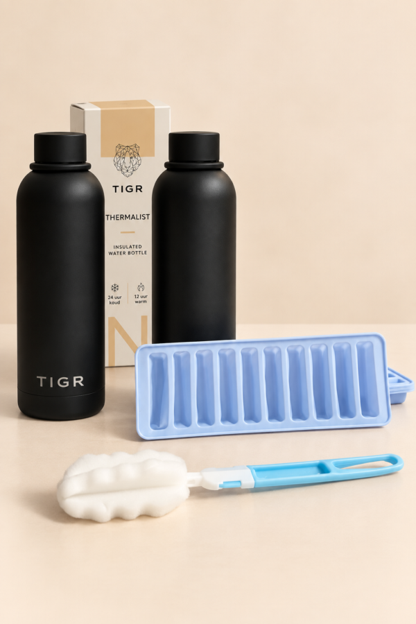 Tigr Minimalist Duo Voordeelpakket met twee thermosflessen.