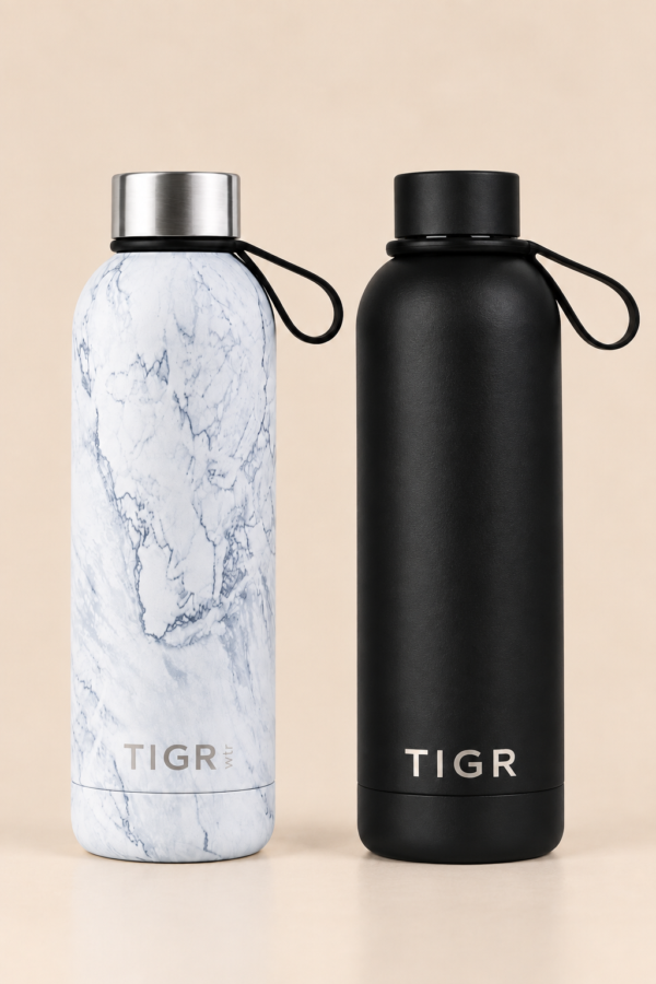 Tigr Minimalist Duo Voordeelpakket White Marble en zwart.