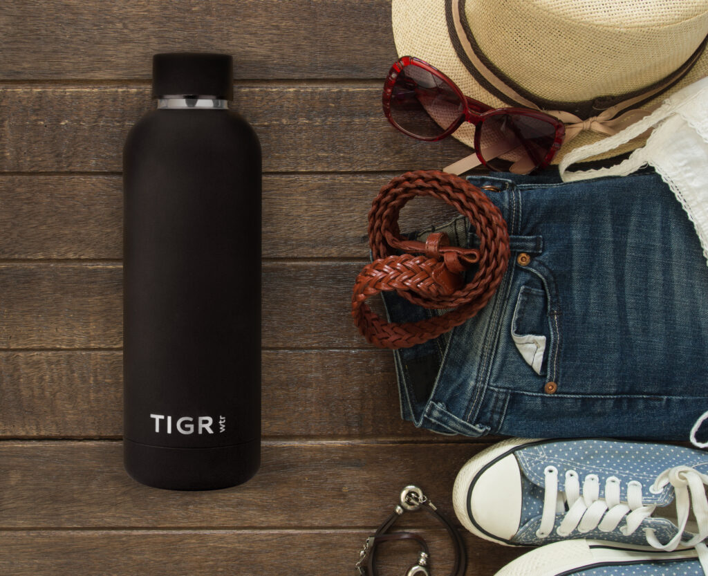 Tigr The Minimalist 500 ml dubbelwandige drinkfles.